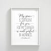 My Grace is Sufficient for You, 2 Corinthians 12:9, Printable Bible Verses, Scripture Wall Art