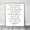 Do Not Fear For I Am With You Do Not Be Dismayed, Isaiah 41:10, Bible Verse Printable Wall Art