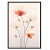 Floral Essence Line Art Posters, Flower Wall Art Decor