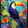 Animal Wall Print, Toucan Picture, Tropical Bird Wall Art, Toucan Poster Print