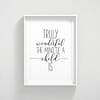 Truly Wonderful The Mind Of A Child Is, Nursery Printable Quotes,Room Decor