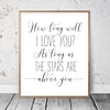 How Long Will I Love You, Ellie Goulding First Dance Lyrics Printable, Art Wall