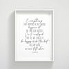 Everything That Happens In This World, Ecclesiastes 3:1,12 Bible Verse Printable Wall Art