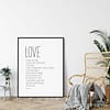 Love Is Patient, Love Is Kind, 1 Corinthians 13, Bible Verse Printable Wall Art,Nursery Bible Quotes
