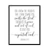 "Jeremiah 29 11, For I Know The Thoughts That I Think Toward You" Bible Verse Poster Print