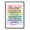"The Lord Bless You And Keep You, Numbers 6:24" Bible Verse Poster Print