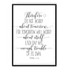 "Don't Worry About Tomorrow, Matthew 6:34" Bible Verse Poster Print
