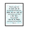 "Where You Go I Will Go, Ruth 1:16" Bible Verse Poster Print