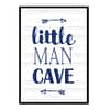 "Little Man Cave" Boys Nursery Poster Print