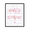 "Nasty Woman" Girls Quote Poster Print" Girls Quote Poster Print