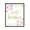 "Hello Sunshine" Girls Room Poster Print