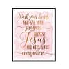 "Wash Your Hands & Say Your Prayers" Childrens Nursery Room Poster Print