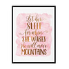 "Let Her Sleep For When She Wakes" Childrens Nursery Room Poster Print