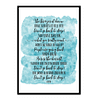 "Don't Go Back To Sleep" Quote Art Poster Print