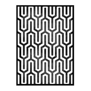 Black and White Geometric Art Minimalist Modern Art Poster Print