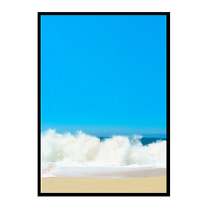 Beach Ocean Waves Ocean, Sea, Beach Poster Print
