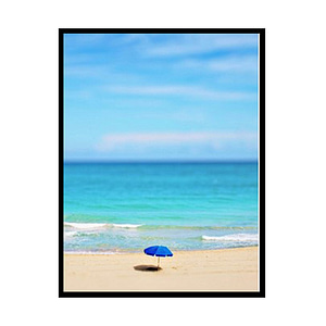 Beach Landscape Art Ocean, Sea, Beach Poster Print