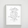 Everything That Happens In This World, Ecclesiastes 3:1,12 Bible Verse Printable Wall Art