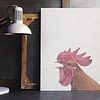 Rooster Art, Rooster Decor, Hen Print Wall Art Home Decor Animal Print