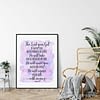 The Lord Your God Is With You, Zephaniah 3:17, Bible Verse Printable Wall Art,Nursery Bible Quotes