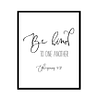 "Be Kind To One Another, Ephesians 4:32" Bible Verse Poster Print