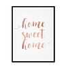 "Home Sweet Home" Girls Quote Poster Print