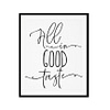 "All In Good Taste" Kitchen Wall Art Poster Print