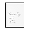 "Happily Ever After" Motivational Quote Poster Print